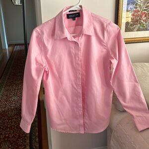 Fitted button-down blouse